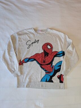 Marvel Aeropostale Spider-Man Wrap Graphic Sweatshirt